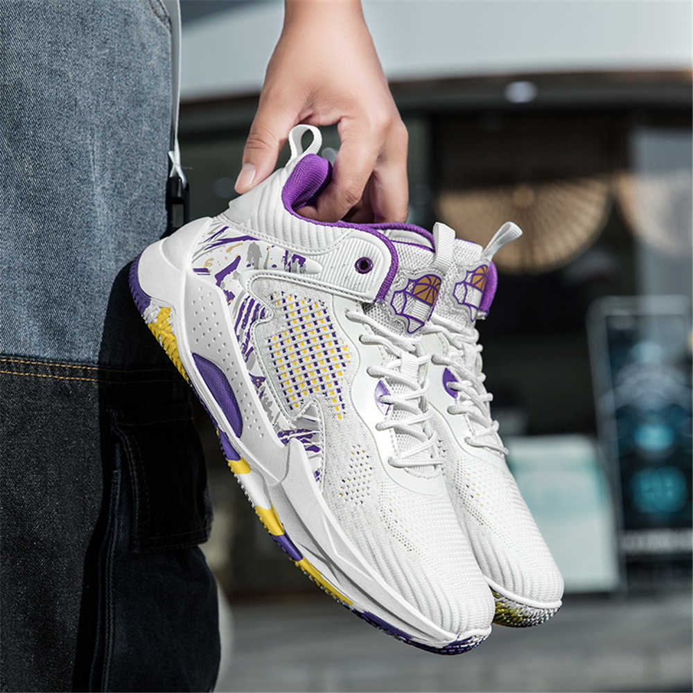 Knit Fabric Lace Up Sneakers - 하이탑 패브릭 여성 여름 부츠 테니스