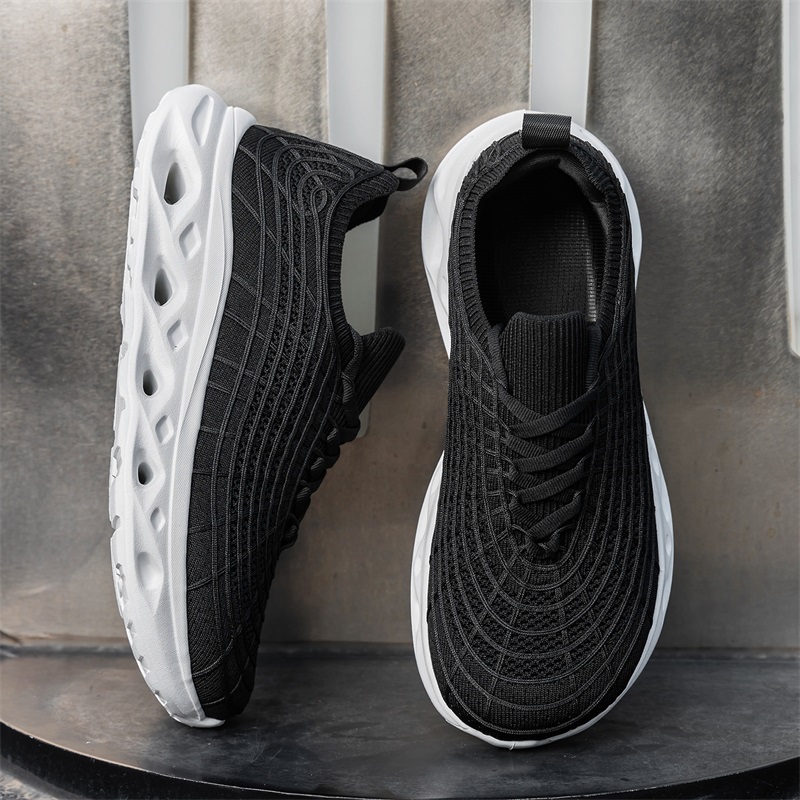 Nre Trend 남성용 스니커즈 경량 통기성 니트 러 - Shock Absorbing Gym Trainers 리뷰 및 가격