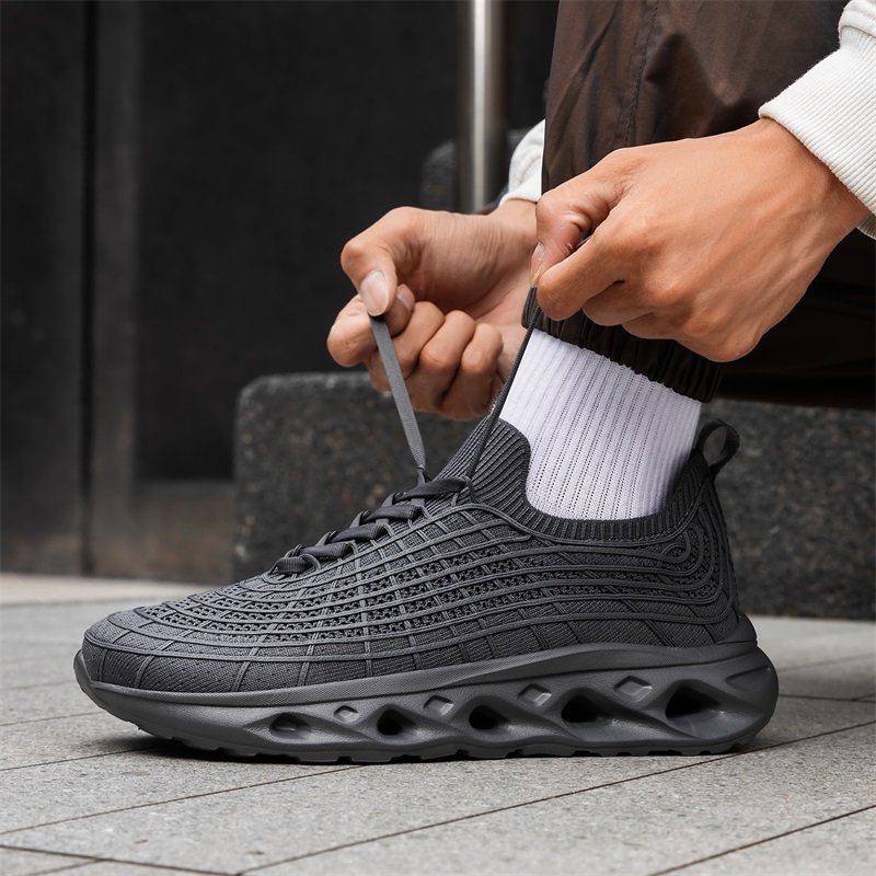 Nre Trend 남성용 스니커즈 경량 통기성 니트 러 - Shock Absorbing Gym Trainers 리뷰 및 가격