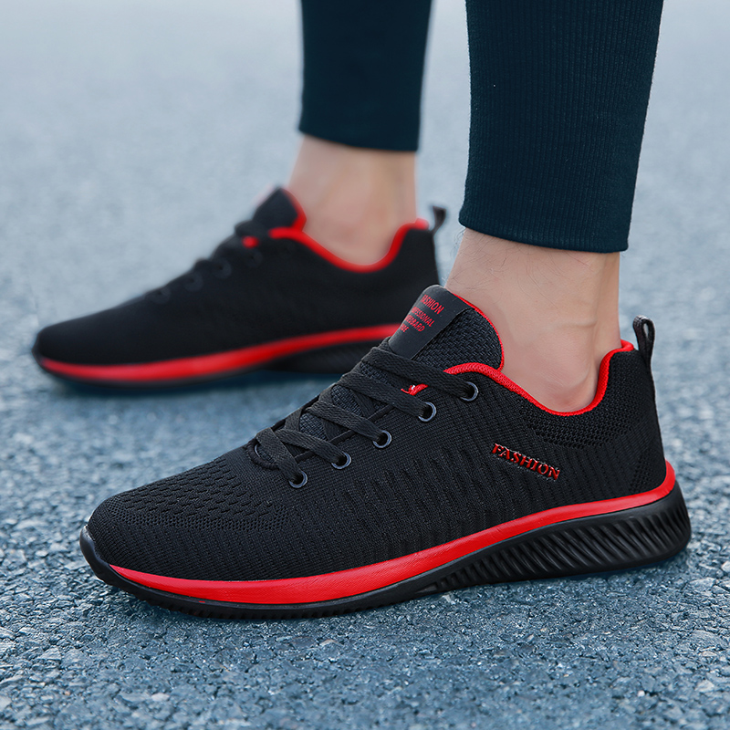 MAEDEF 남성용 운동화, 블랙 캐주얼 스니커즈, 니 - Knit Fabric Lace Up Sneakers 리뷰 및 가격