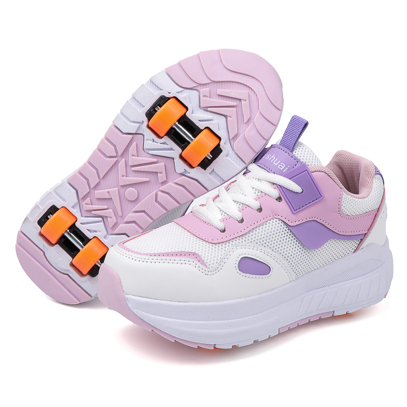 어린이용 롤러스케이트, 4개의 바퀴가 달린 분리형 스니 - Sneakers 리뷰 및 가격