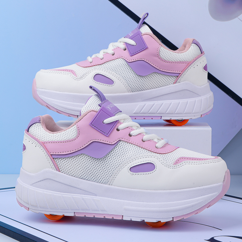 어린이용 롤러스케이트, 4개의 바퀴가 달린 분리형 스니 - Sneakers 리뷰 및 가격
