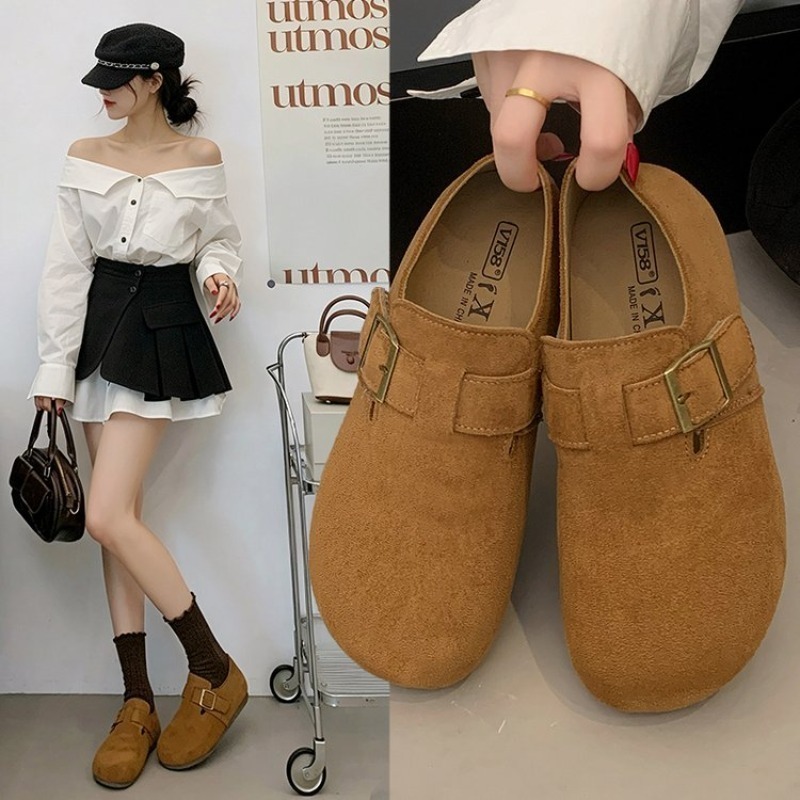 여성용 스웨이드 클로즈드 백 버켄 슈즈, 사각 메탈 버 - Women'S Shoes 리뷰 및 가격