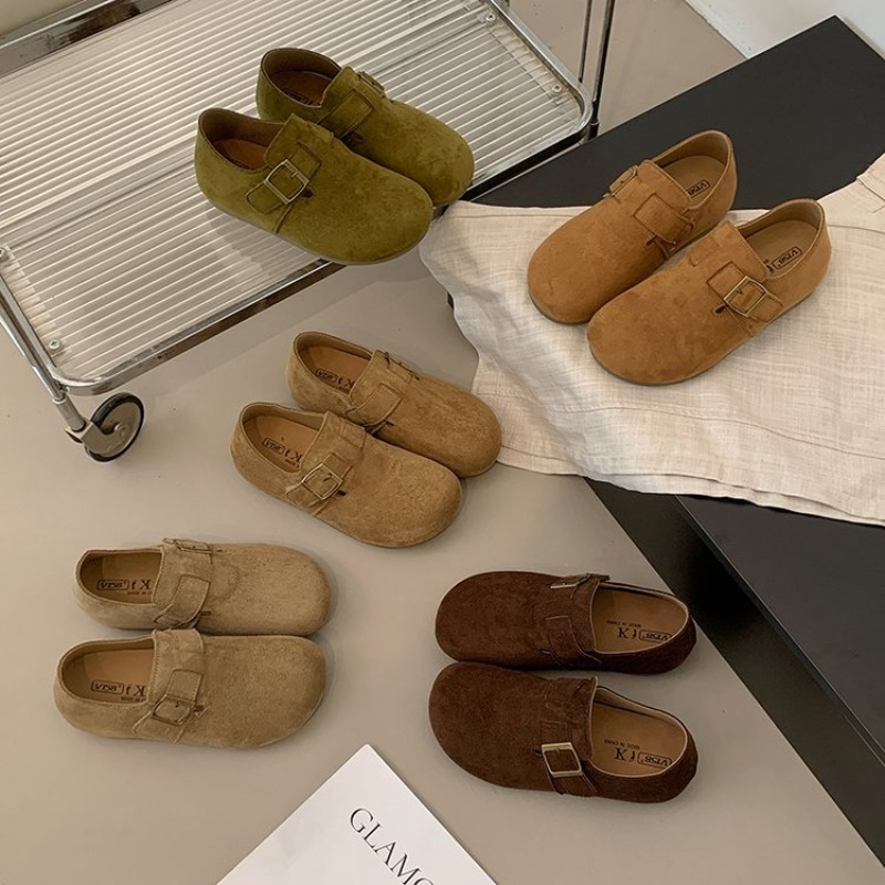 여성용 스웨이드 클로즈드 백 버켄 슈즈, 사각 메탈 버 - Women'S Shoes 리뷰 및 가격