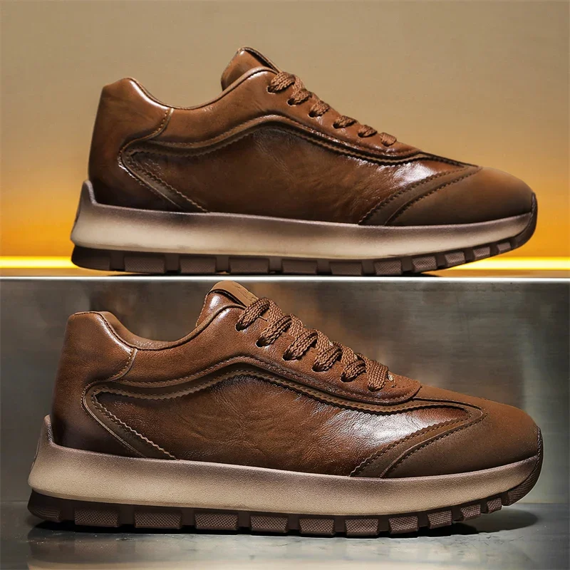 럭셔리 남성 운동화 올 시즌 가죽 캐주얼 스포츠 신발  - Waterproof Goretex Running Shoes 리뷰 및 가격